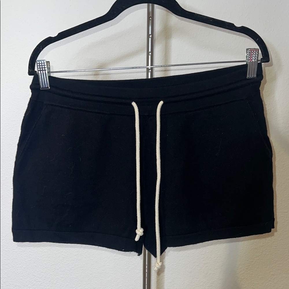 NakedCashmere Organic Cotton Cashmere Drawstring Shorts